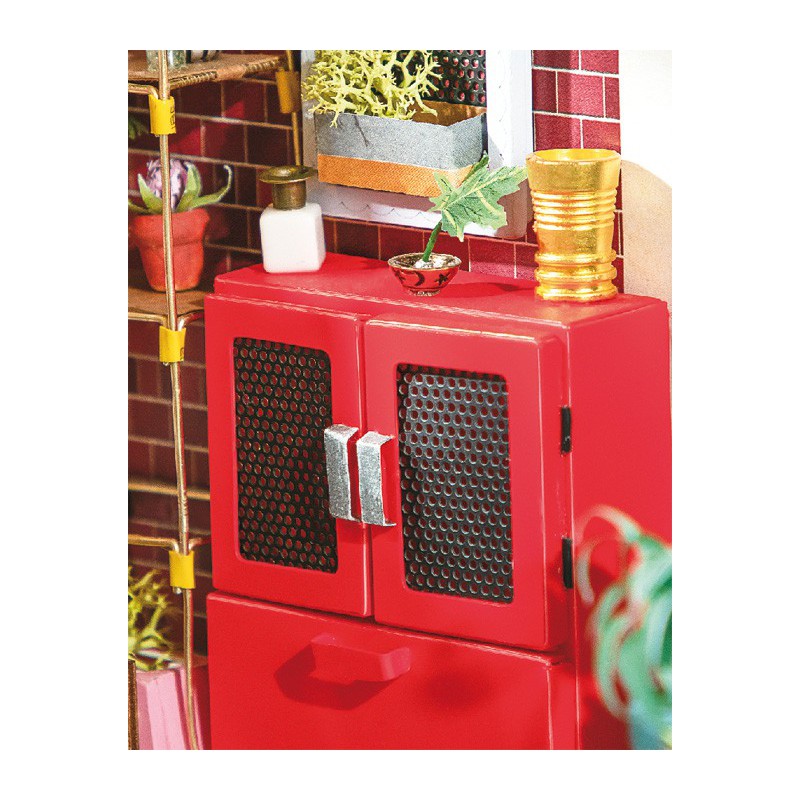 Puzzle 3D mécanique intermédiaire pour maquette Chez Emilie la Fleuriste