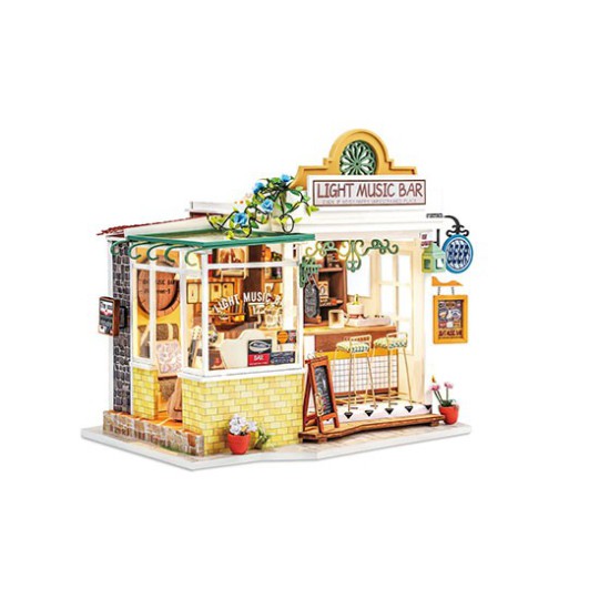 Puzzle 3D mécanique intermédiaire pour maquette Le bar musical DIY Puzzle 3D mécanique intermédiaire pour maquette Le bar musical DIY