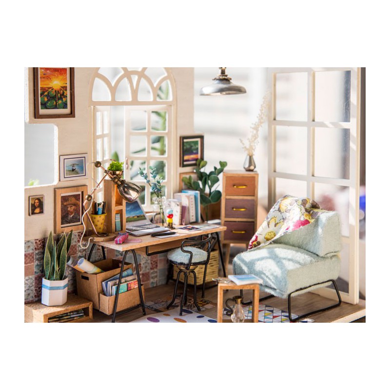 Puzzle 3D mécanique intermédiaire pour maquette Soho Time