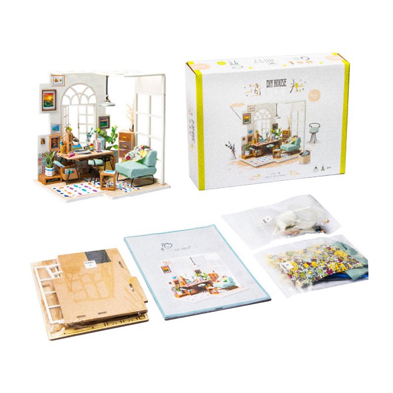 Puzzle 3D mécanique intermédiaire pour maquette Soho Time