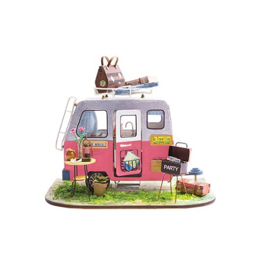 Puzzle 3D mécanique intermédiaire pour maquette Les heureux campeurs DIY Puzzle 3D mécanique intermédiaire pour maquette Les heureux campeurs DIY