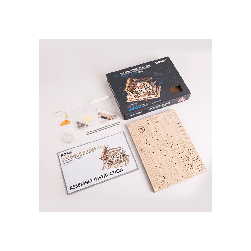 Puzzle 3D mécanique intermédiaire pour maquette Piste de billes Robotime