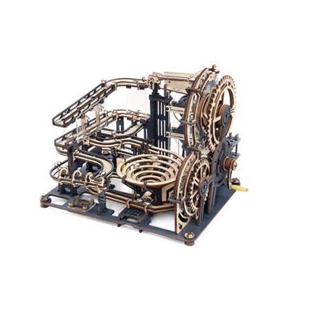 Puzzle 3D mécanique intermédiaire pour maquette Piste de billes Night City Puzzle 3D mécanique intermédiaire pour maquette Piste de billes Night City