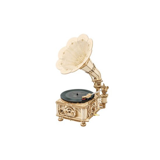 Puzzle 3D mécanique intermédiaire pour maquette Le Gramophone électrique Puzzle 3D mécanique intermédiaire pour maquette Le Gramophone électrique