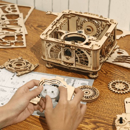 Puzzle 3D mécanique intermédiaire pour maquette Le Gramophone électrique Puzzle 3D mécanique intermédiaire pour maquette Le Gramophone électrique