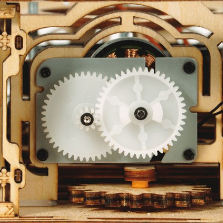 Puzzle 3D mécanique intermédiaire pour maquette Le Gramophone électrique Puzzle 3D mécanique intermédiaire pour maquette Le Gramophone électrique
