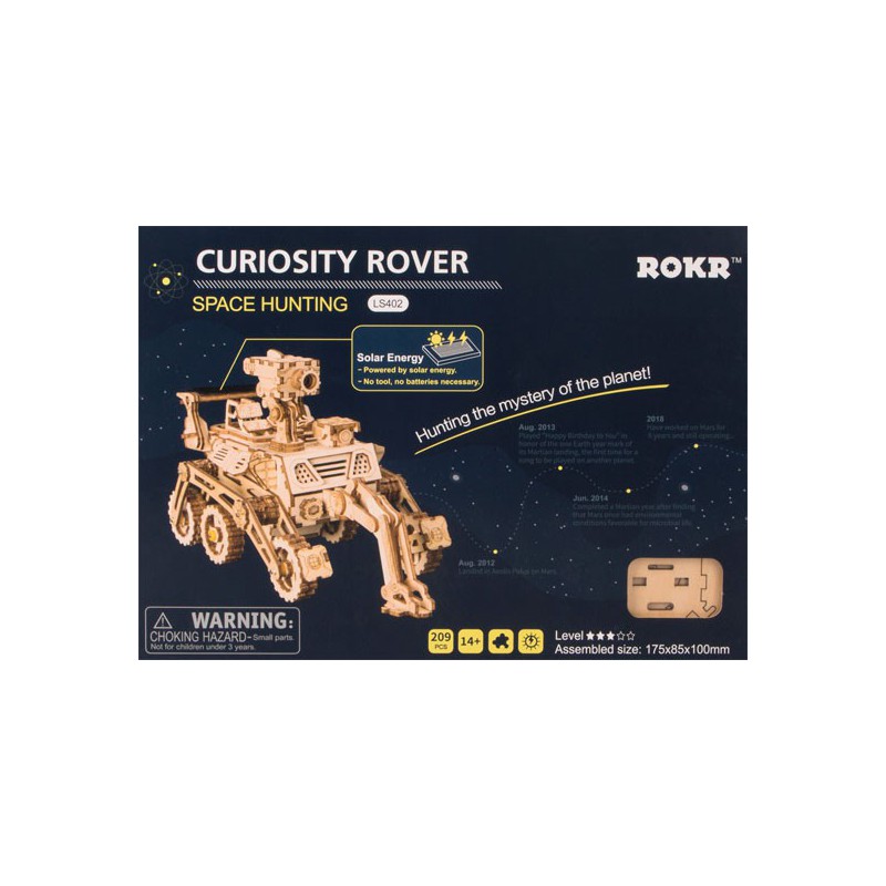 Puzzle 3D mécanique intermédiaire pour maquette Robot Curiosity Robotime