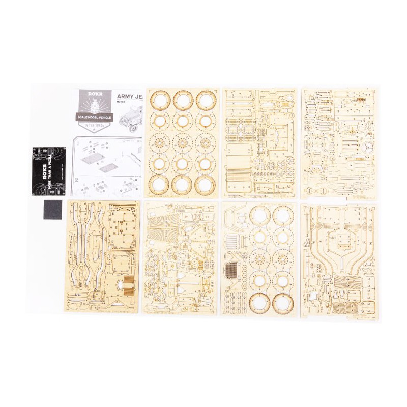 Puzzle 3D mécanique intermédiaire pour maquette Véhicule militaire US 1/18