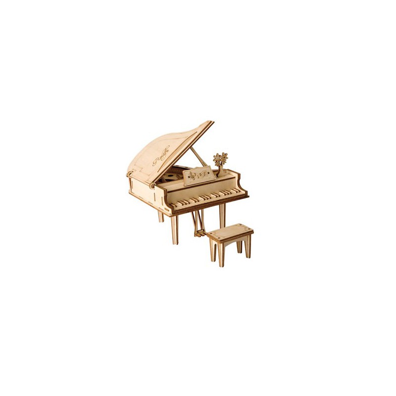 Puzzle 3D mécanique facile pour maquette Grand piano Robotime