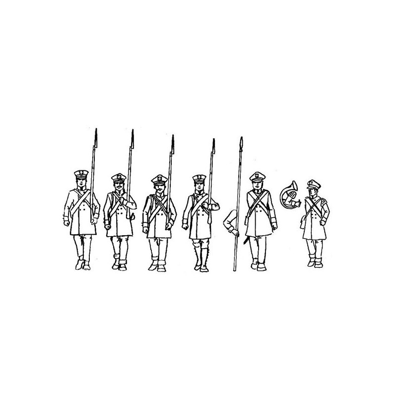 Figurine Marche de l'armée Prussienne