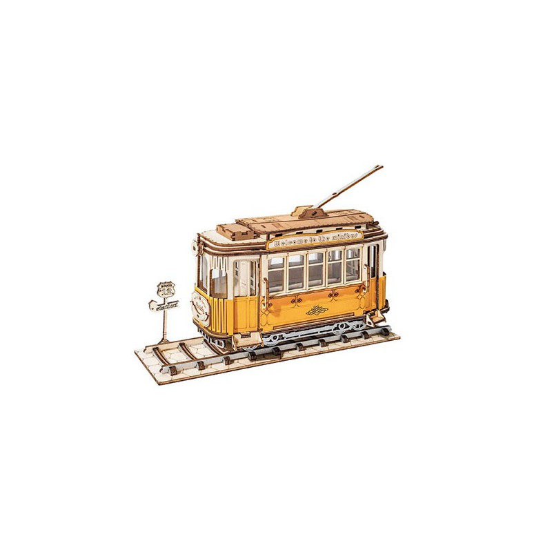 Puzzle 3D mécanique facile pour maquette Le Tramway