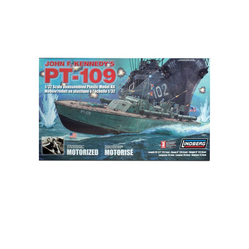 Maquette de Bateau en plastique PT-109 Patrol Boat 1/32