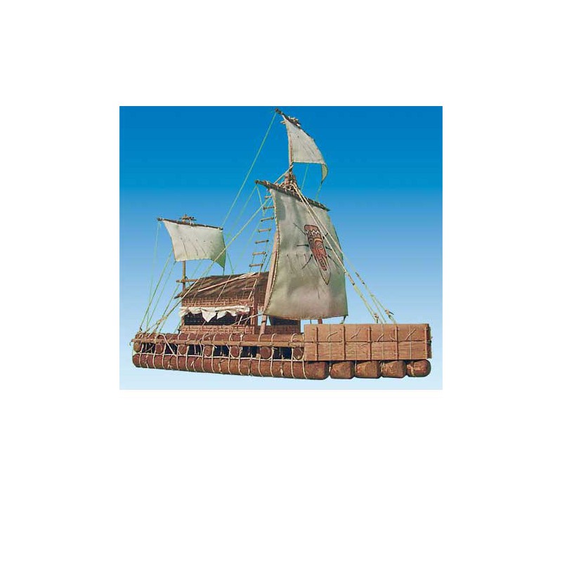 Bateau statique KON-TIKI 1/18