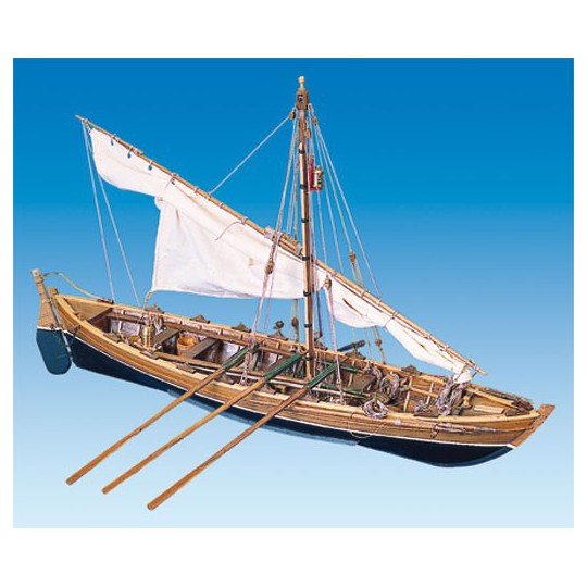 Bateau statique LANCIA BALENIERA 1/18