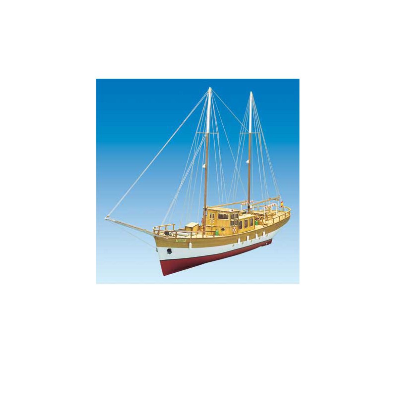 Bateau statique TROTAMARES 1/43