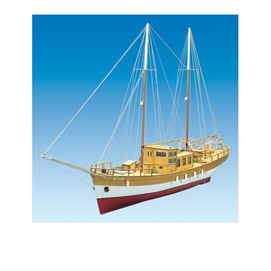 Bateau statique TROTAMARES 1/43