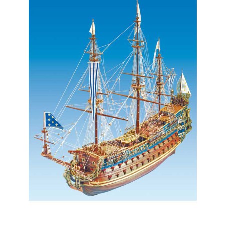 Bateau statique LE SOLEIL ROYAL 1/77 Bateau statique LE SOLEIL ROYAL 1/77