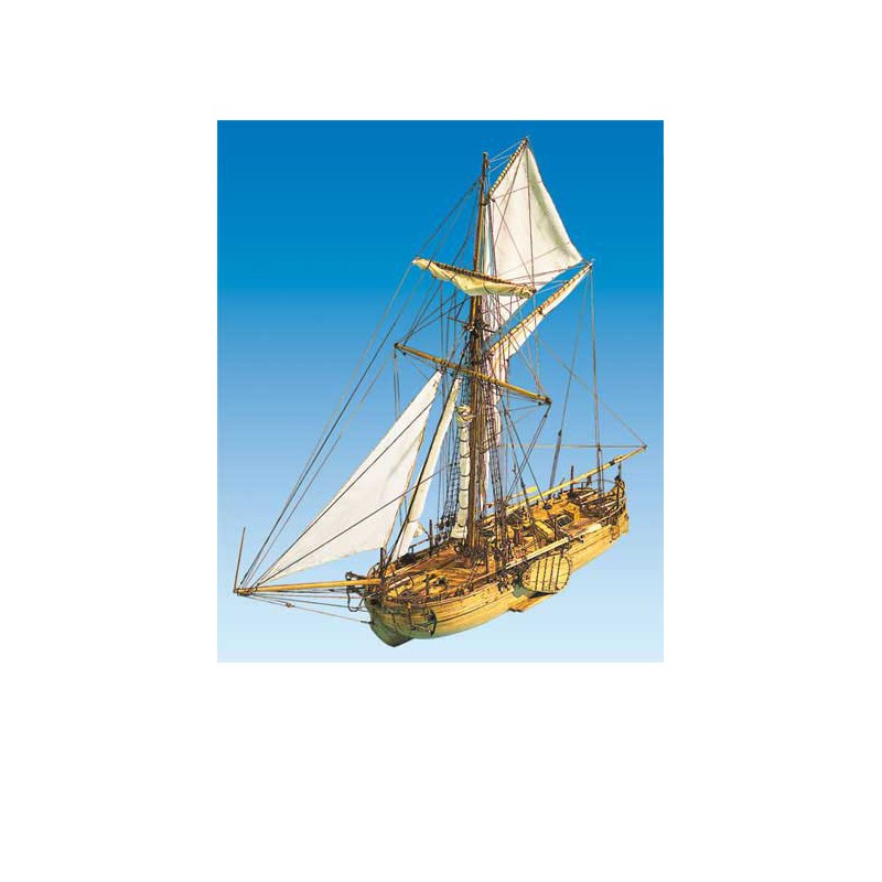 Bateau statique CANNONNIERE HOLLANDAISE 1/43