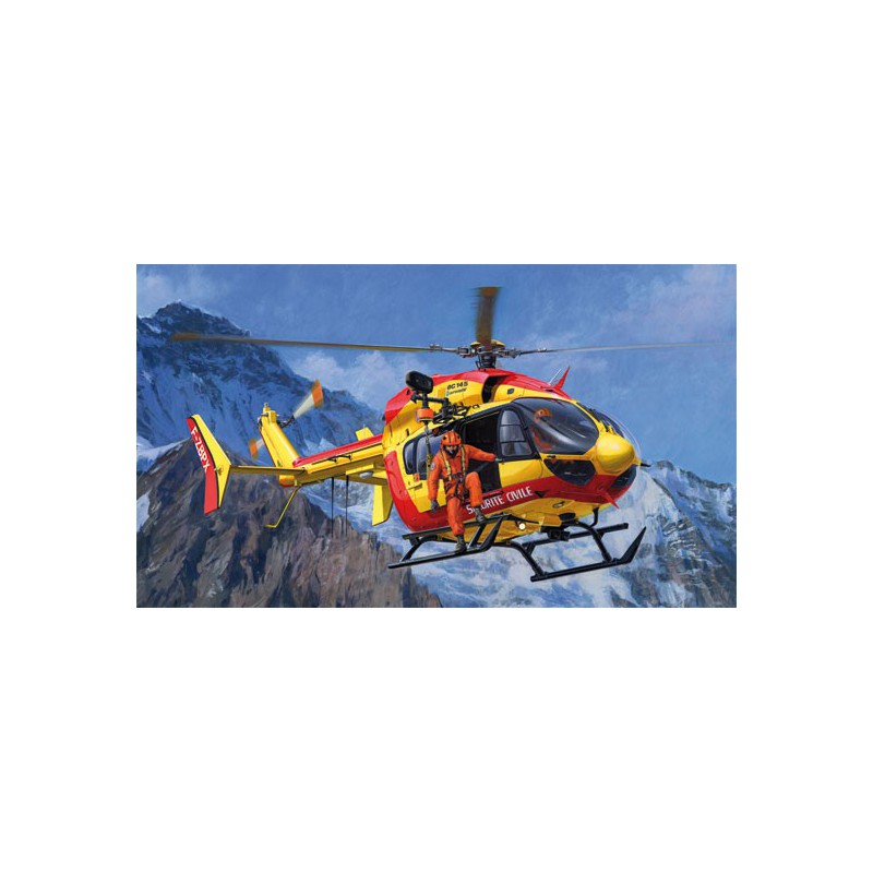 Hélicoptère électrique radiocommandé SRB - EC145 SECURITE CIVILE