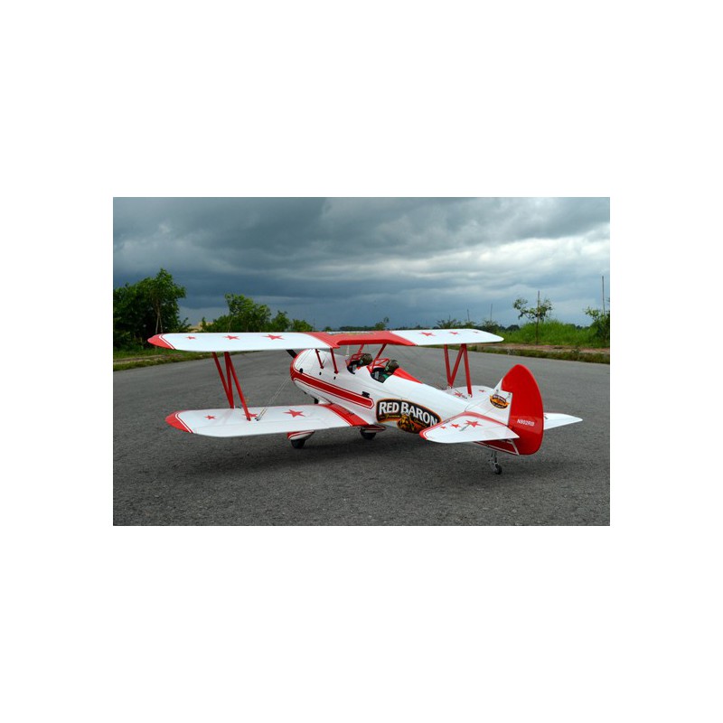 Avion thermique radiocommandé Red Baron Stearman 20cc ARF