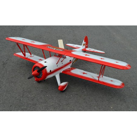 Avion thermique radiocommandé Red Baron Stearman 20cc ARF Avion thermique radiocommandé Red Baron Stearman 20cc ARF