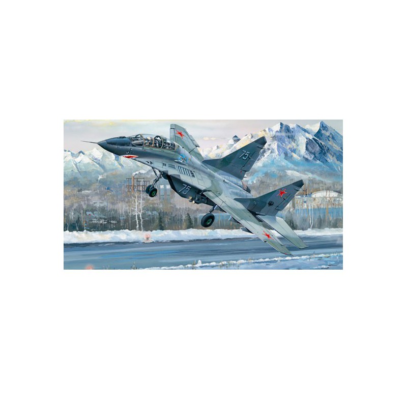 Maquette d'avion en plastique RUSSIAN MIG-29UB FULCRUM