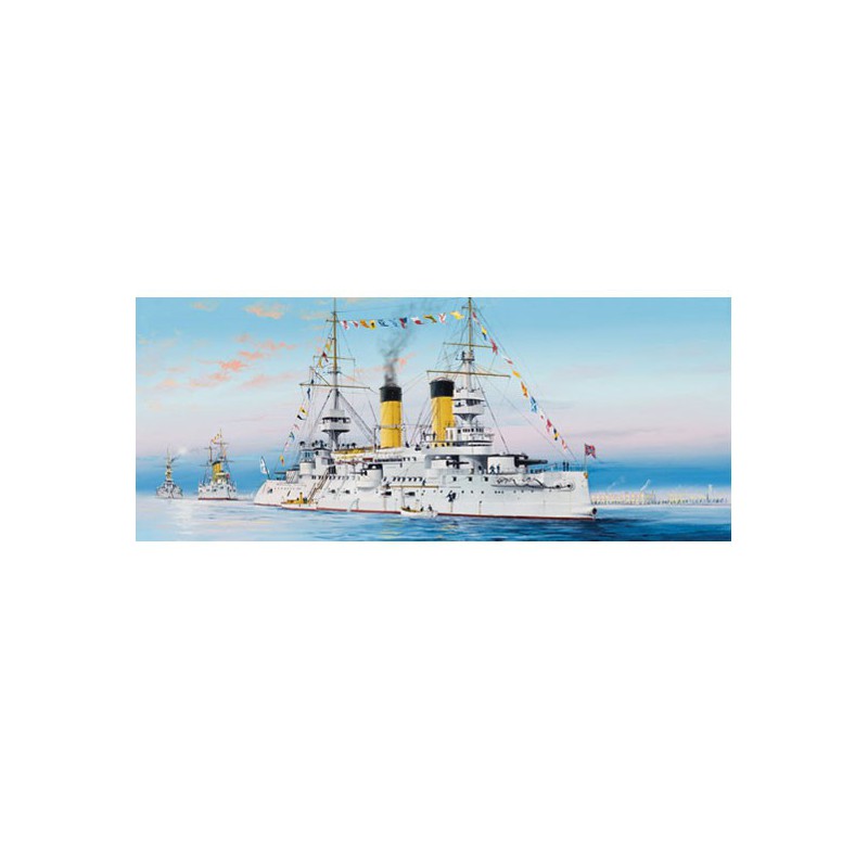 Maquette de Bateau en plastique RUSSIAN NAVY TSESAREVICH 1904