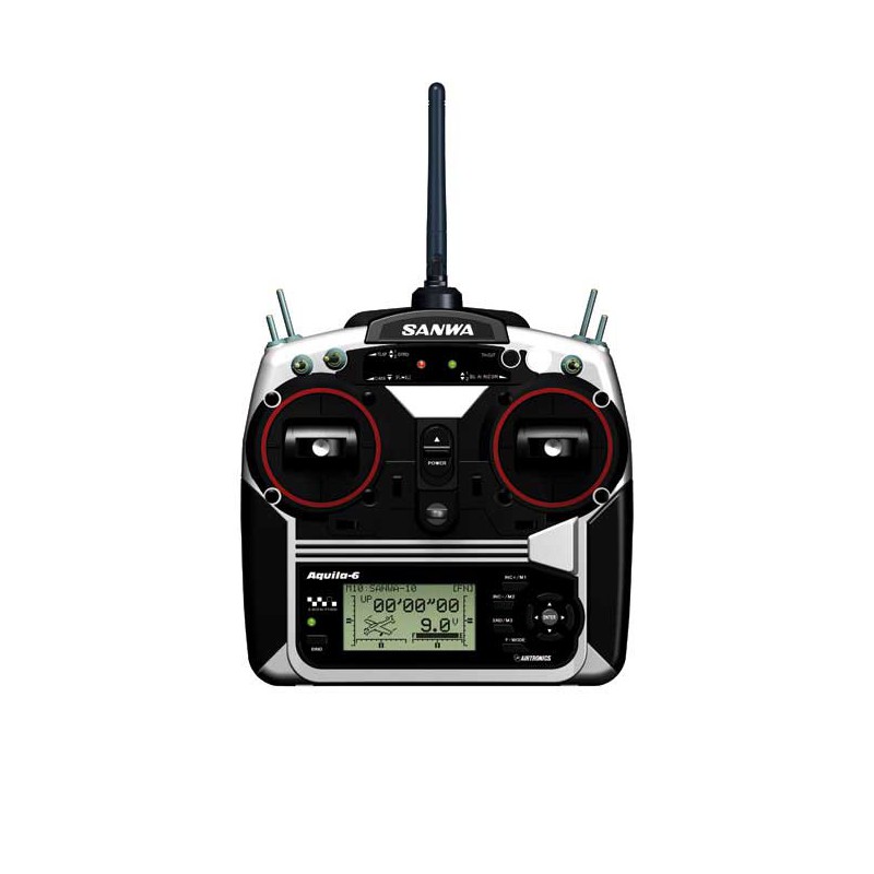Ensemble pour radiocommande AQUILA 6 MODE 2 SANWA 2,4GHz FHSS-1