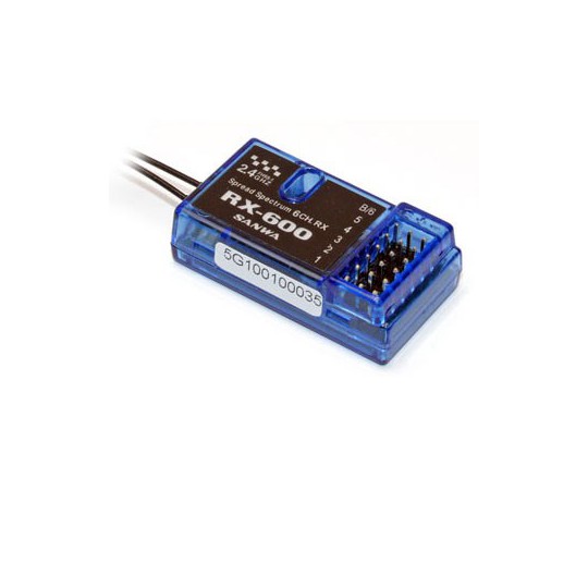 Accessoire pour radio RX-600 RECEPTEUR 6 VOIES 2,4GHZ