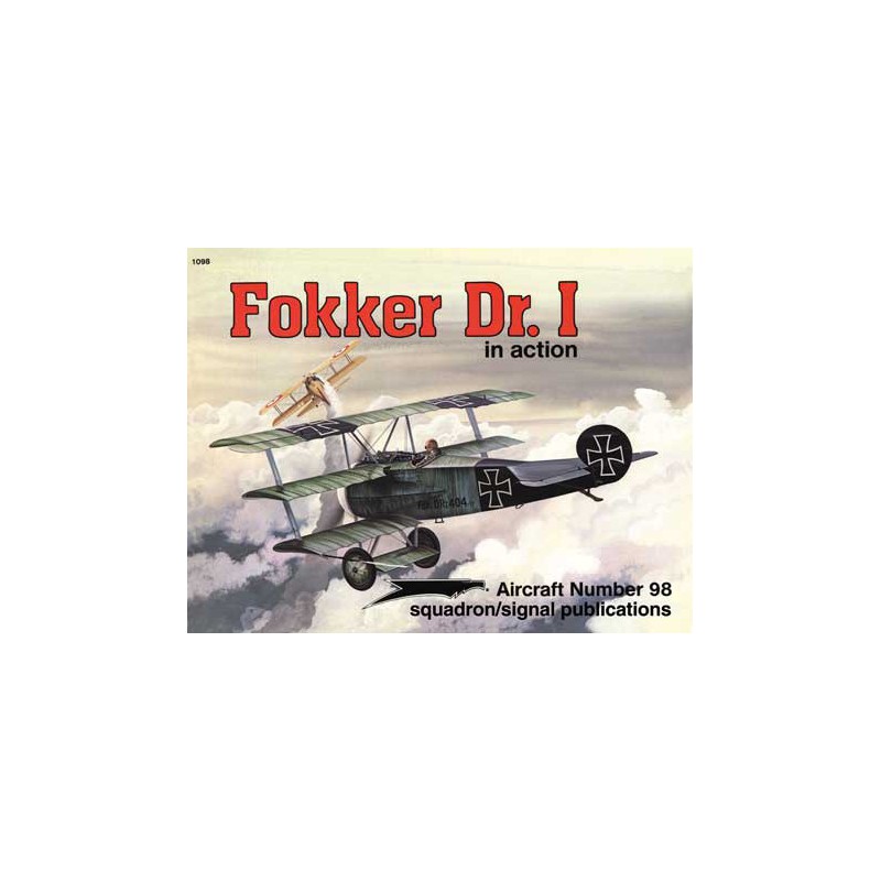 Livre FOKKER DR.1 IN ACTION