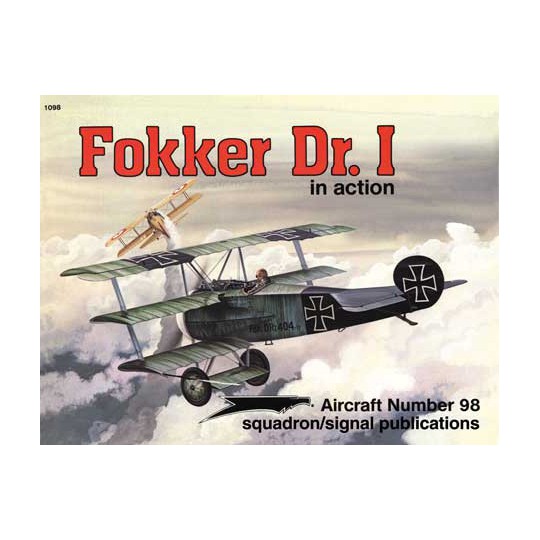 Livre FOKKER DR.1 IN ACTION Livre FOKKER DR.1 IN ACTION
