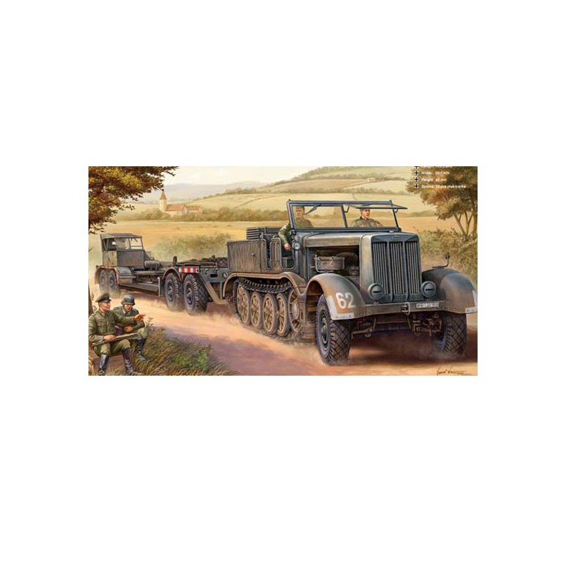 Maquette de Char en plastique GERMAN SD.KFZ.9 (18t)