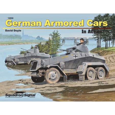 Livre GERMAN ARMORED CARS - IN ACTION - Softcover