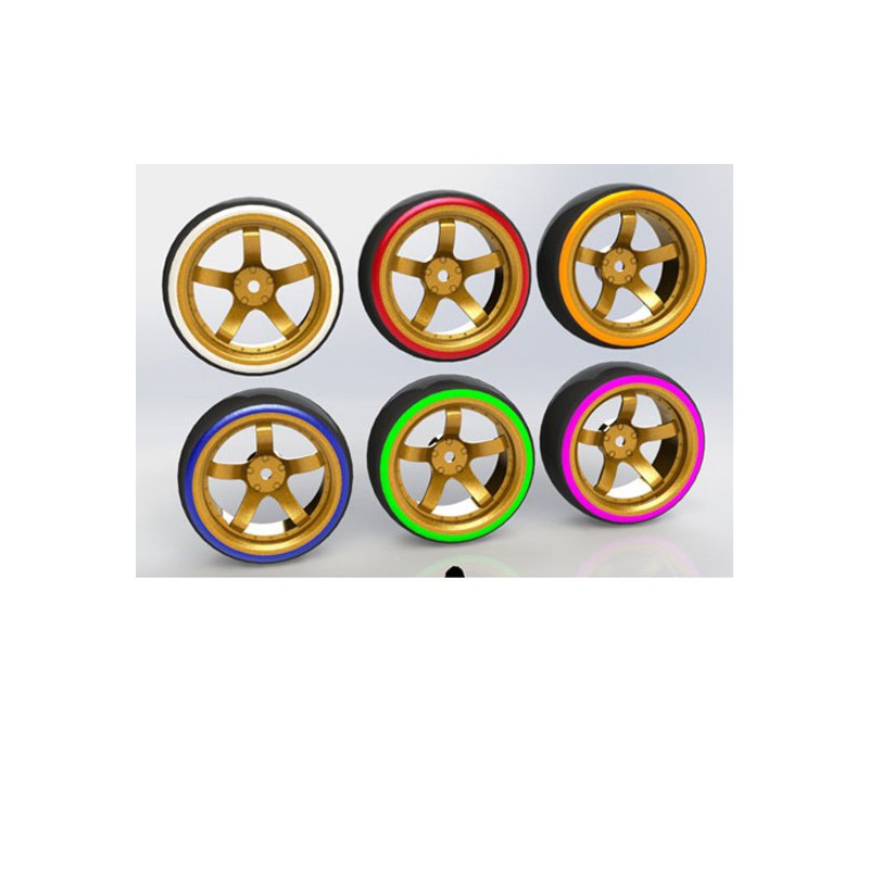 Accessoires pour voiture radiocommandée 4 Roues Drift Gold 3°