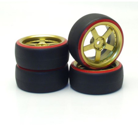 Accessoires pour voiture radiocommandée 4 Roues Drift Gold 0°
