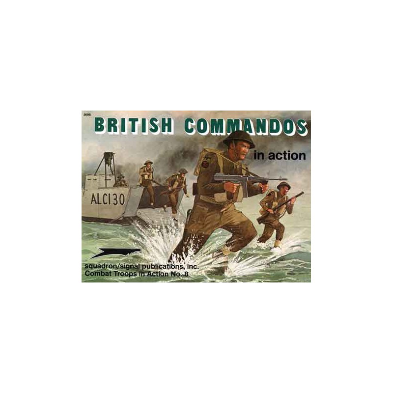 Livre BRITISH COMMANDOS IN ACTION