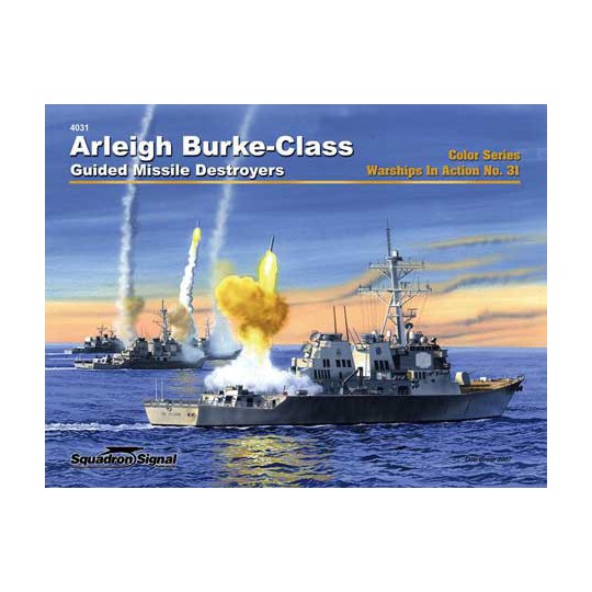Livre ARLEIGH BURKE DESTROYERS COLOR IN ACTION