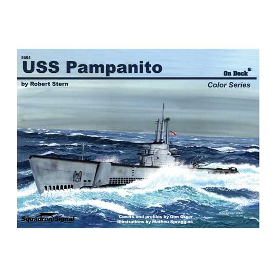 Livre USS PAMPANITO COLOR ON DECK