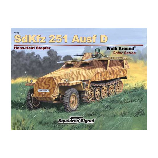 Livre SDKFZ 251 Ausf D COLOR WALK AROUND