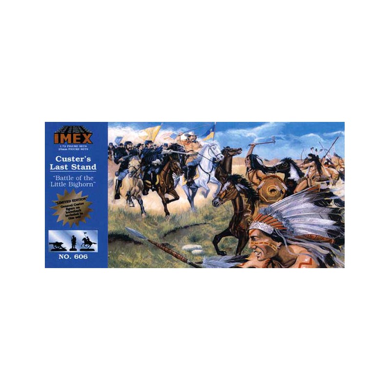 Figurine DIORAMA CUSTER1/72