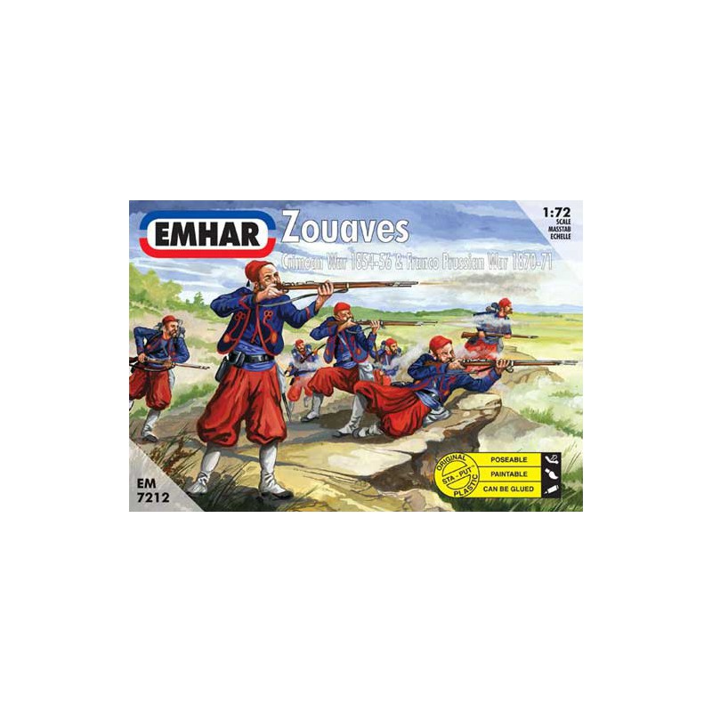 Figurine ZOUAVES CRIMEA1/72