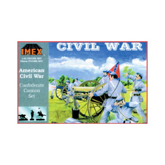 Figurine US 12LB. CONFEDERATE CANON1/32