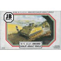 Maquette de voiture en plastique M113 A.C.AV. ARMOURED CAVALRY ASSAULT VEHICULE 1/76 Maquette de voiture en plastique M113 A.C.AV. ARMOURED CAVALRY ASSAULT VEHICULE 1/76