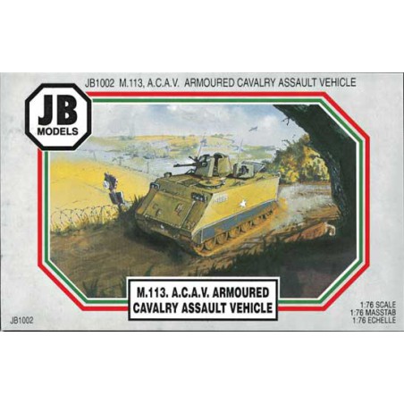 Maquette de voiture en plastique M113 A.C.AV. ARMOURED CAVALRY ASSAULT VEHICULE 1/76 Maquette de voiture en plastique M113 A.C.AV. ARMOURED CAVALRY ASSAULT VEHICULE 1/76