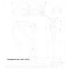 Accessoire embarqué TRAIN RENTRANT PNEUMATIQUE BI-JAMBES ROTATIF - 1/5