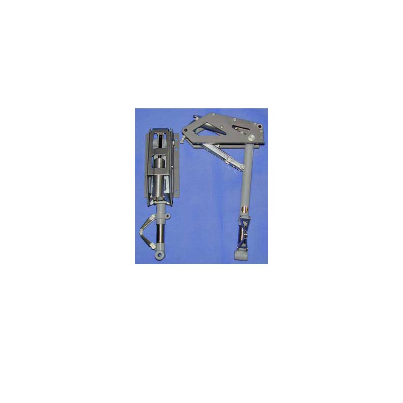 Accessoire embarqué TRAIN RENTRANT PNEUMATIQUE BI-JAMBES 9 à 20Kg - 85° - 203mm