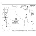 Accessoire embarqué TRAIN RENTRANT PNEUMATIQUE BI-JAMBES 9 à 20Kg - 85° - 279mm Accessoire embarqué TRAIN RENTRANT PNEUMATIQUE BI-JAMBES 9 à 20Kg - 85° - 279mm