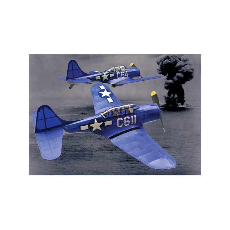 Avion de vol libre radiocommandé SBD-5 DAUNTLESS