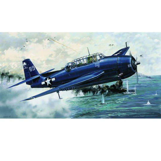 Maquette d'avion en plastique TBM-3 AVENGER Maquette d'avion en plastique TBM-3 AVENGER