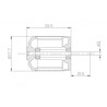 Moteur électrique radiocommandé Moteur DM2220 Kv1500